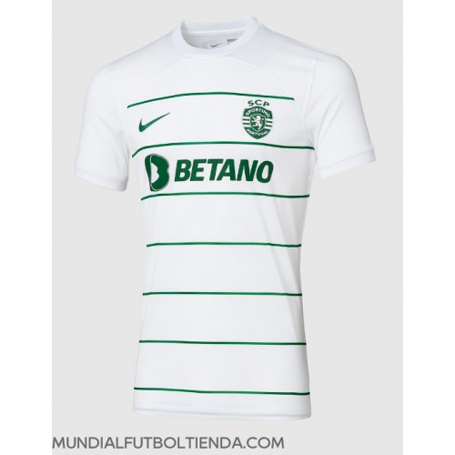 Camiseta Sporting CP Segunda Equipación Replica 2023-24 mangas cortas